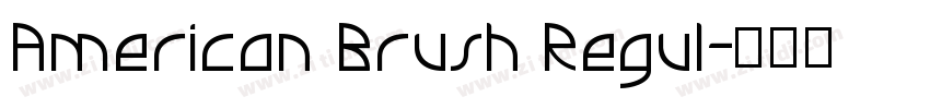 American Brush Regul字体转换